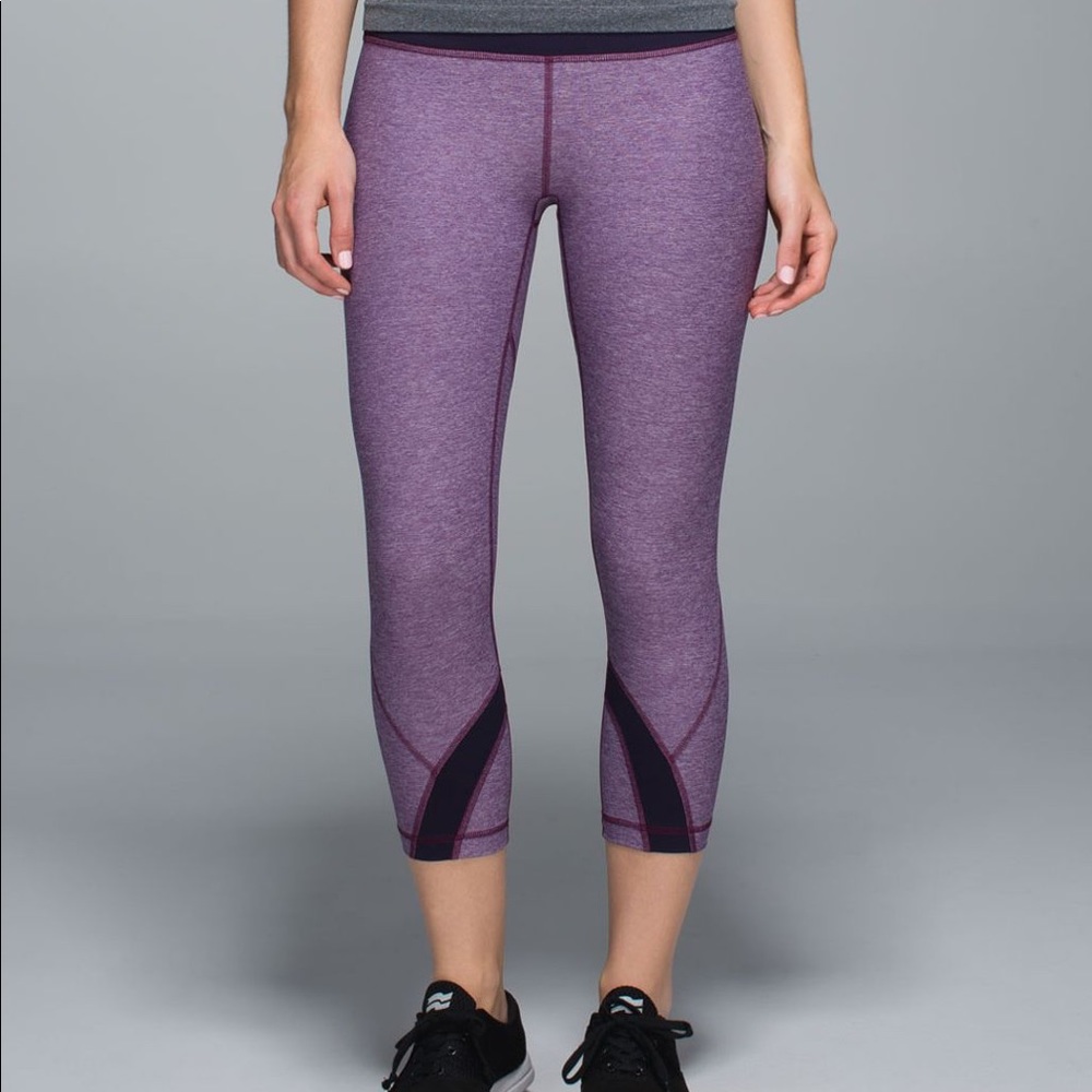 Lululemon Run Inspire crop II all luxtreme sz 6